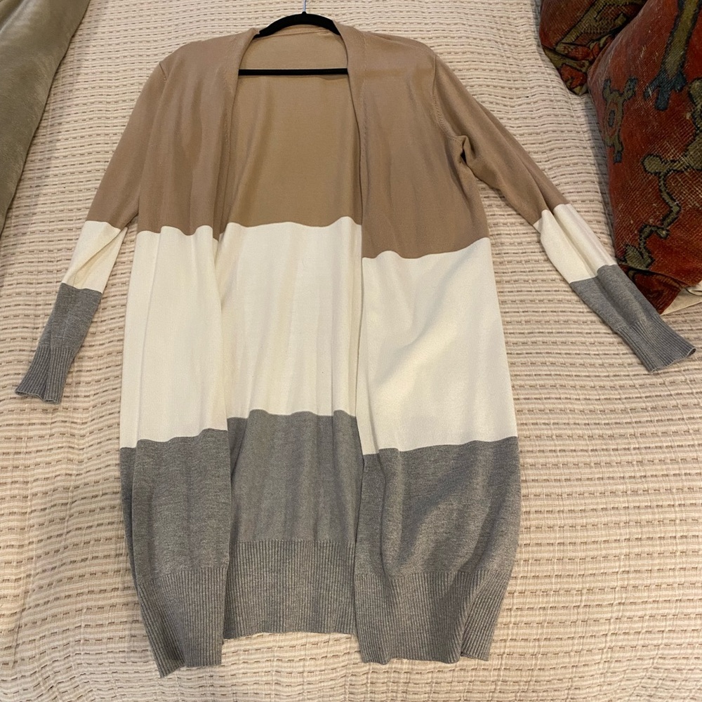 Knee Length Cardigan.